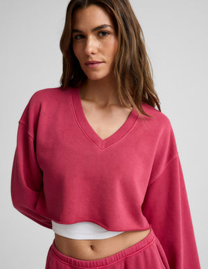 Fade Out Cropped Long Sleeve