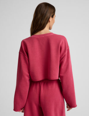 Fade Out Cropped Long Sleeve