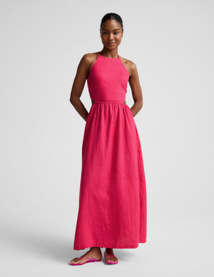 SoftWash Linen Halter Dress
