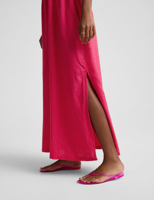 SoftWash Linen Halter Dress