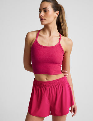 Spacedye™ Slim Racerback Cropped Tank