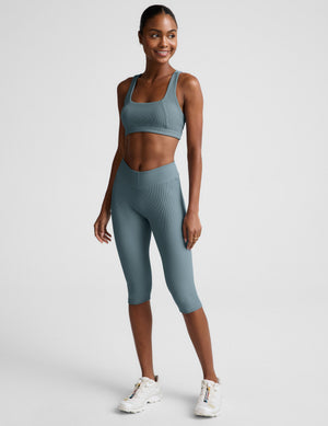 Impulse Ribbed Scoop Neck Bra
