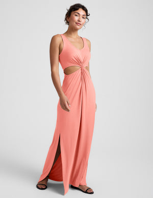 Maxi Around The World Front Twist Dress