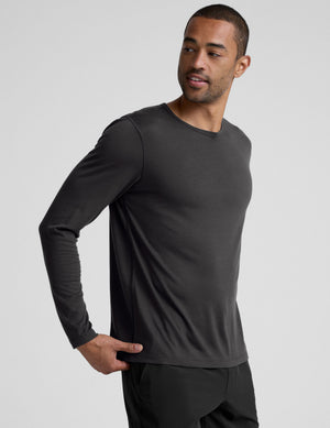 Merino Wool Men's Long Sleeve Crew
