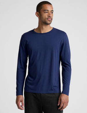 Merino Wool Men's Long Sleeve Crew
