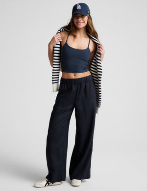 SoftWash Linen Easy Wide Leg Pant 29