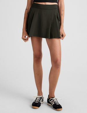Score Pleated Skirt