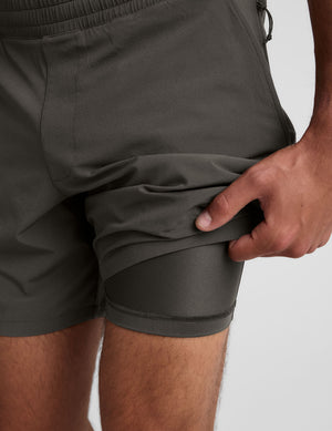 Gray Pivotal 2.0 Men's Lined Short 7