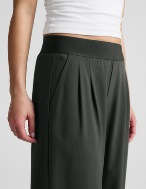 Dark green Elasticated Trouser Pant 31
