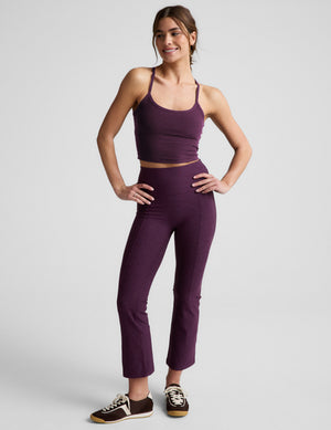 Spacedye™ Pintuck Kick Flare High Waisted Pant