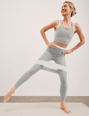 Spacedye™ Layered High Waisted Midi Legging