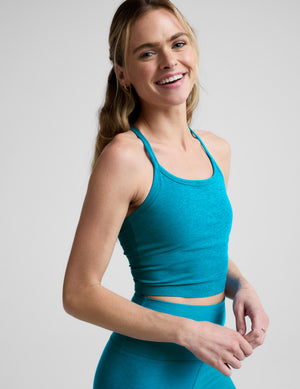 Spacedye™ Slim Racerback Cropped Tank