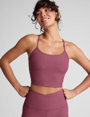 Spacedye™ Slim Racerback Cropped Tank