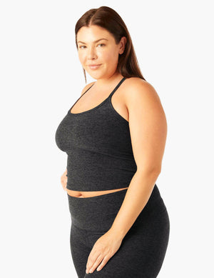 Spacedye™ Slim Racerback Cropped Tank