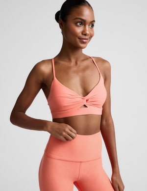 Spacedye™ Twist Front Strappy Bra