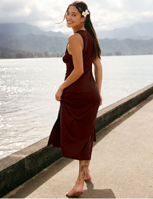 Twist Cutout Midi Dress