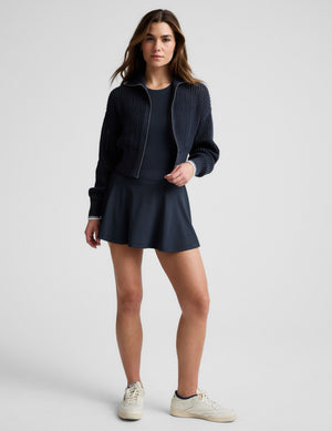 Here's The Stitch Zip Sweater